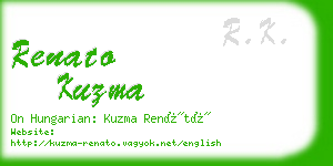 renato kuzma business card